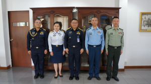 ผู้ช่วยทูตฝ่ายทหารอากาศ สถานเอกอัครราชทูต สาธารณรัฐประชาชนจีน ประจำประเทศไทย ได้เข้าเยี่ยมคำนับ เจ้ากรมยุทธศึกษาทหารอากาศ